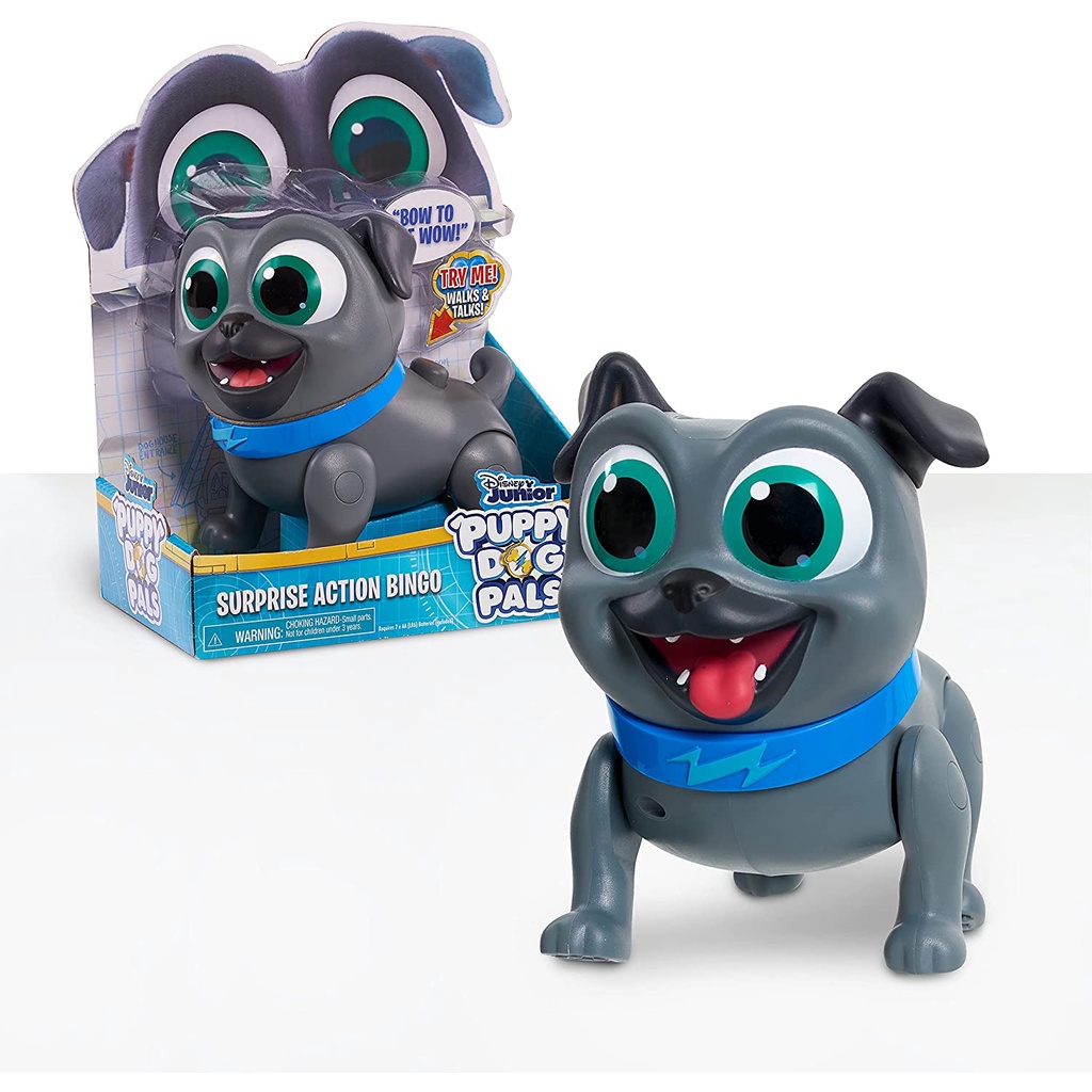 Đồ chơi chú chó con biết đi biết nói Bingo Puppy Dog Pals Surprise Action Figure, Bingo, by Just Play