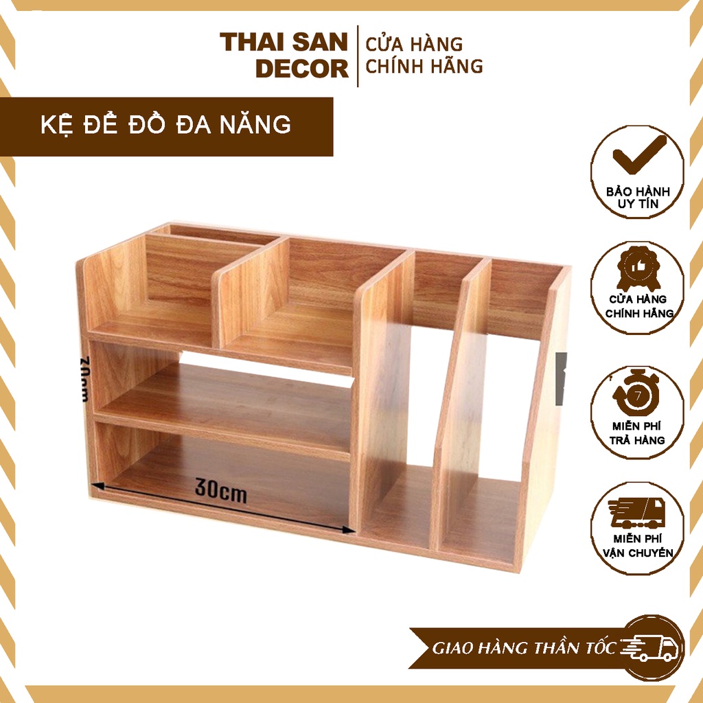 Kệ sách đa năng cao cấp - kệ để bàn thiết kể nhỏ gọn để đồ loại mới 2022 • THAI SAN DECOR