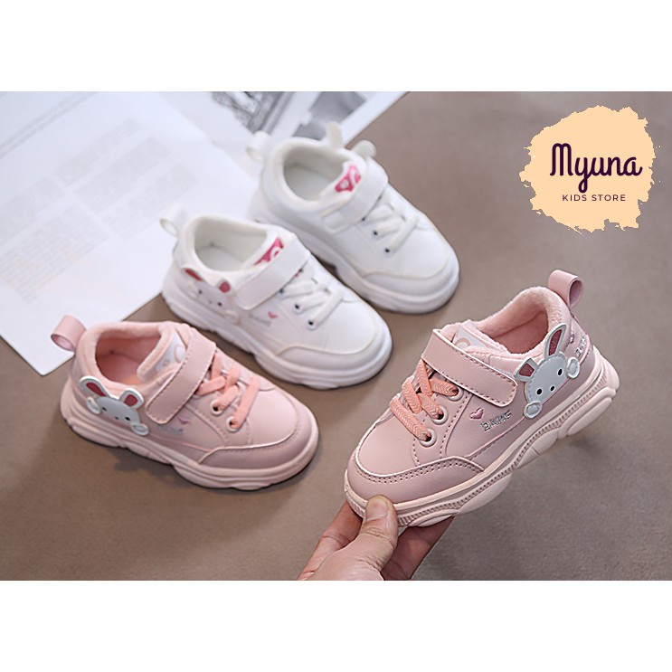 Giày Bata bé gái 2 tuổi đến 5 tuổi hình Thỏ, giày cho bé gái - Myuna Kids Store <MỚI VỀ THÊM>
