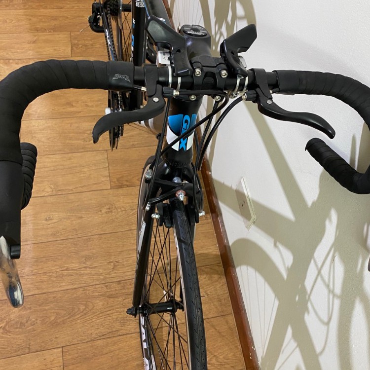 Xe đạp đua GALAXY LP400, Khung Sườn Hợp Kim Nhôm, Bộ truyền động SHIMANO, Vòng bánh 700X25C Màu Trắng Xanh Dương Đen