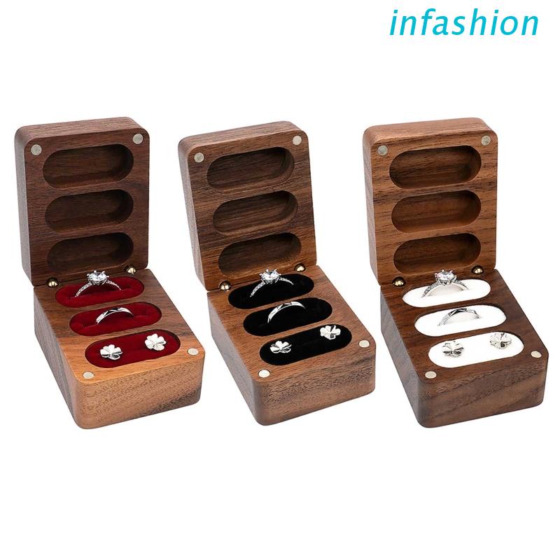 Giá Đỡ Trưng Bày Nhẫn Bằng Gỗ Thiết Kế Độc Đáo