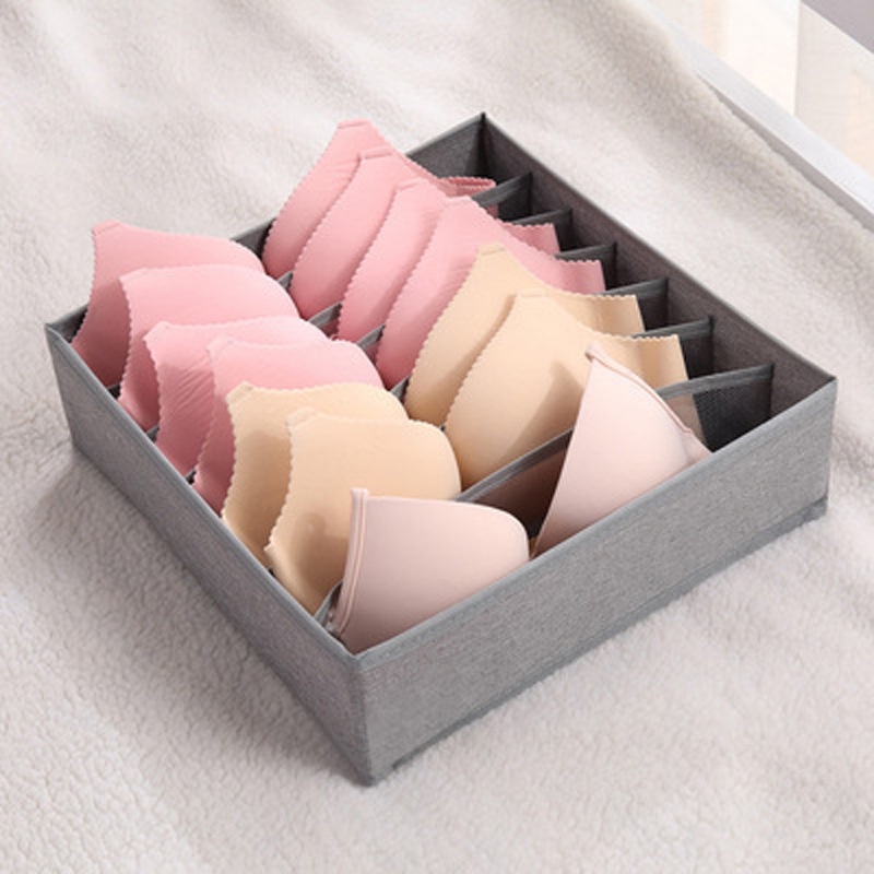 Hộp Đựng Đồ Lót/Vớ Tiết Kiệm Không Gian 6 7 24 Ngăn Tiện Dụng