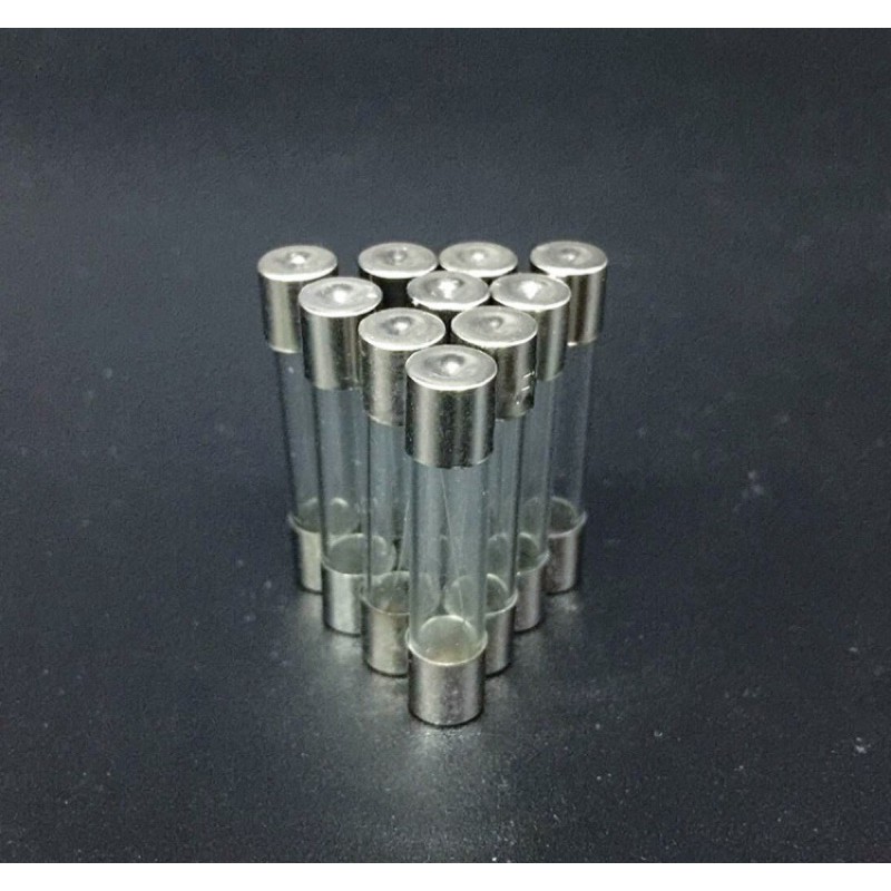 72 Cái Cầu Chì Thuỷ Tinh 0.5- 30A 6x30mm