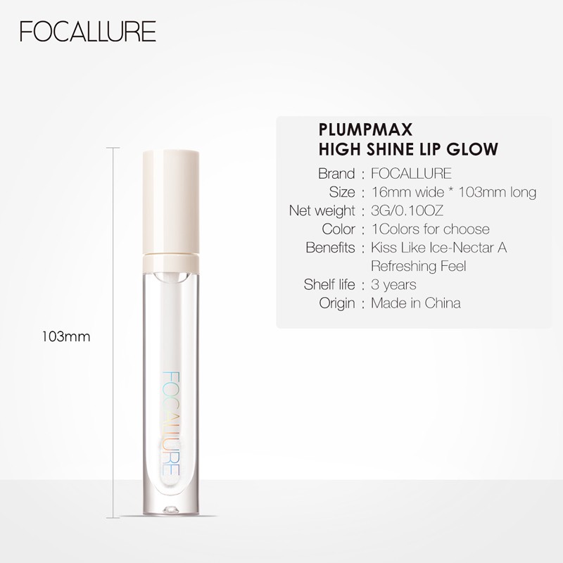 Son dưỡng môi FOCALLURE chứa Vitamin E không dính cốc