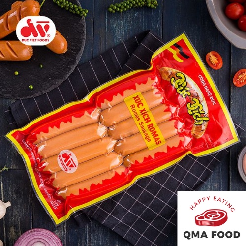 Xúc xích Đức Việt Romas 10 cây/túi 500g