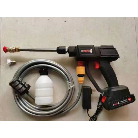 Máy rửa xe chạy pin