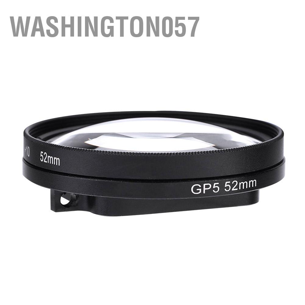 Có thể bán buôn Lens cận cảnh macro 52mm phóng đại 10X cho camera hành động GoPro Hero 6/5 Hàng giao ngay