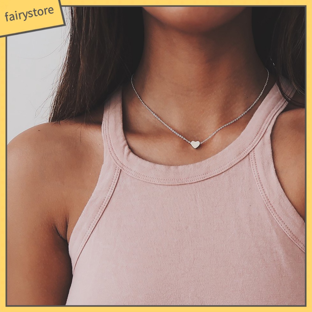 Dây chuyền nữ trang mặt trái tim xinh xắn
