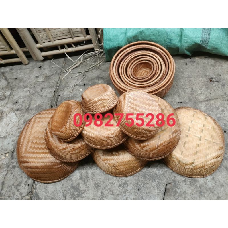 Thúng tre, mủng tre, thúng nhỏ hun khói