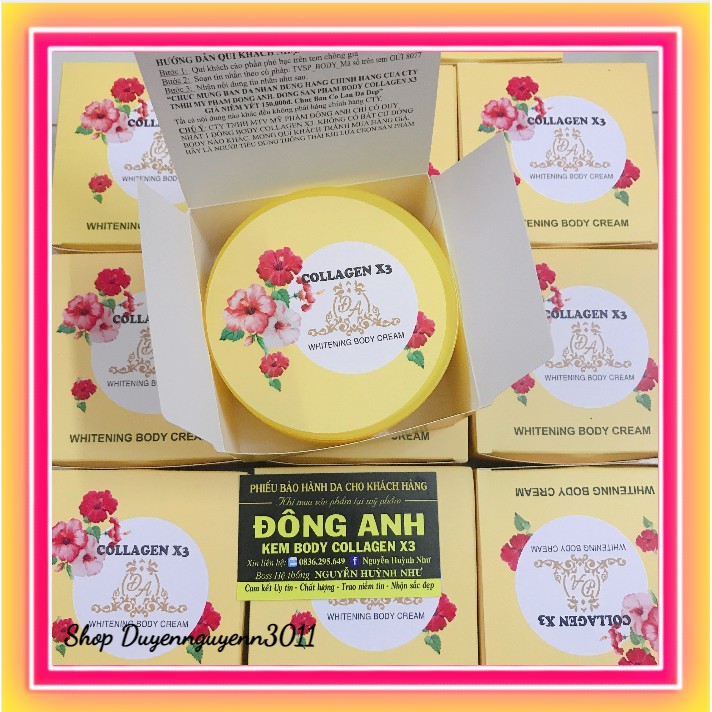 Kem dưỡng Body Collagen X3