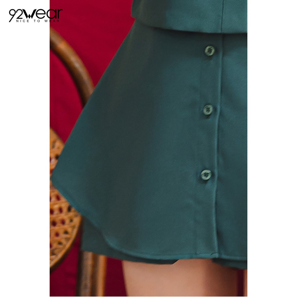 Quần short nữ nẹp khuy 92WEAR SVW0763 | BigBuy360 - bigbuy360.vn