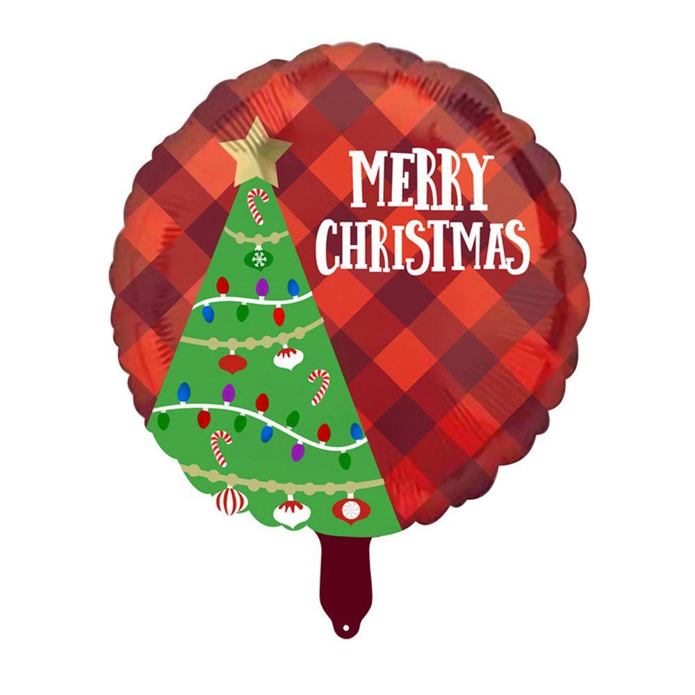 SUENIN Bộ 5 Bong Bóng Kiếng Hình Ông Già Noel