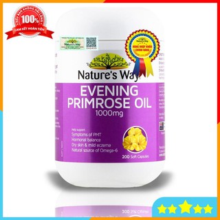 Nature's Way Evening Primrose Oil 1000mg - Hỗ trợ da và nội tiết