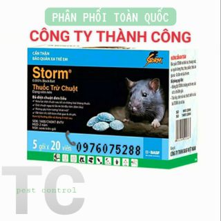 Thuốc Diệt Chuột Storm gói 20 viên chính hãng Basf Se(CHLB Đức) hiệu quả