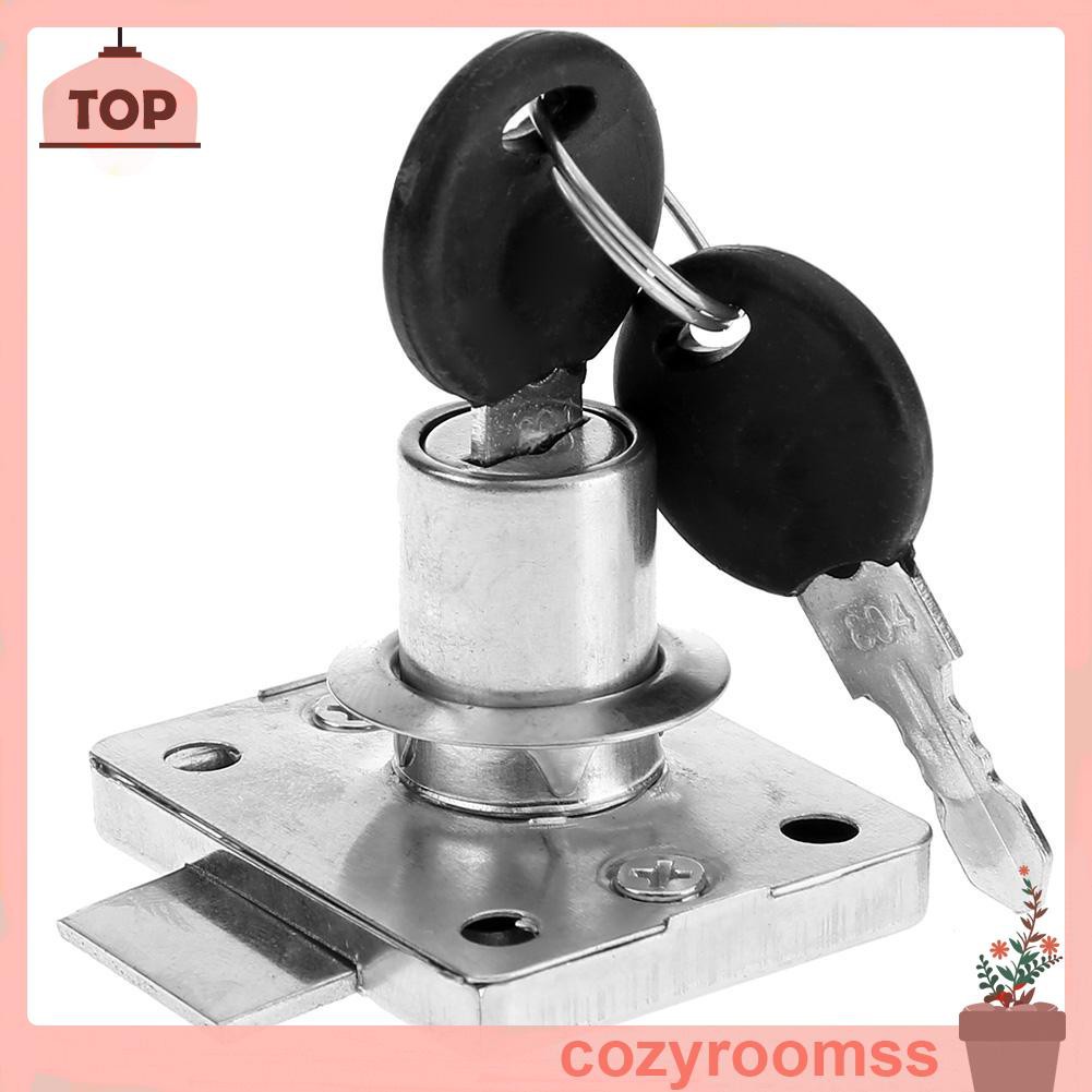Ổ Khóa Cửa Tủ Kèm 2 Chìa Khóa