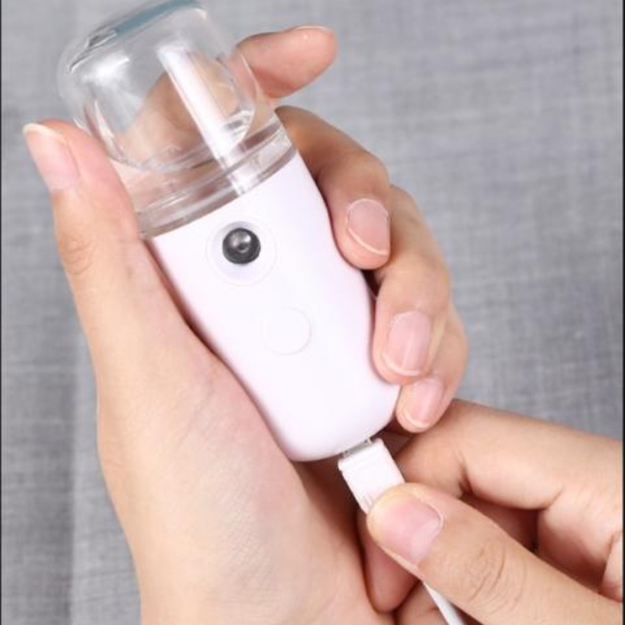 Máy Phun Sương Cấp Ẩm Xịt Khoáng Mini Cầm Tay Tích Điện Xông Mặt Dưỡng Ẩm Cho Da 30ml Nhỏ Gọn Cao Cấp