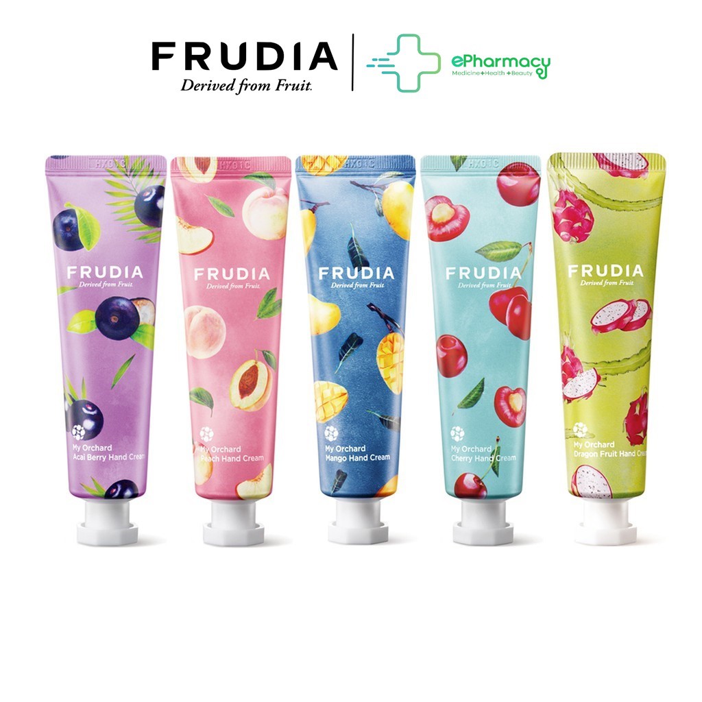 Kem Dưỡng Da Tay Frudia chiết xuất từ trái cây - Frudia My Orchard Rich Handcream 30G (15 Mùi Hương)