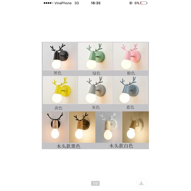 Combo Đèn Thả Trần + Đèn gắn tường Decor  (Bảo hành 1 năm)