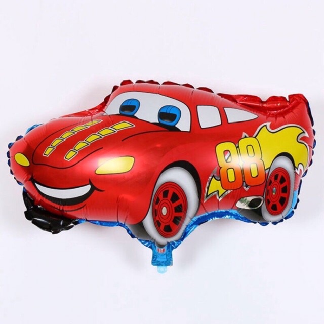 Bóng hình ô tô trang trí sự kiện sinh Nhật đồ chơi