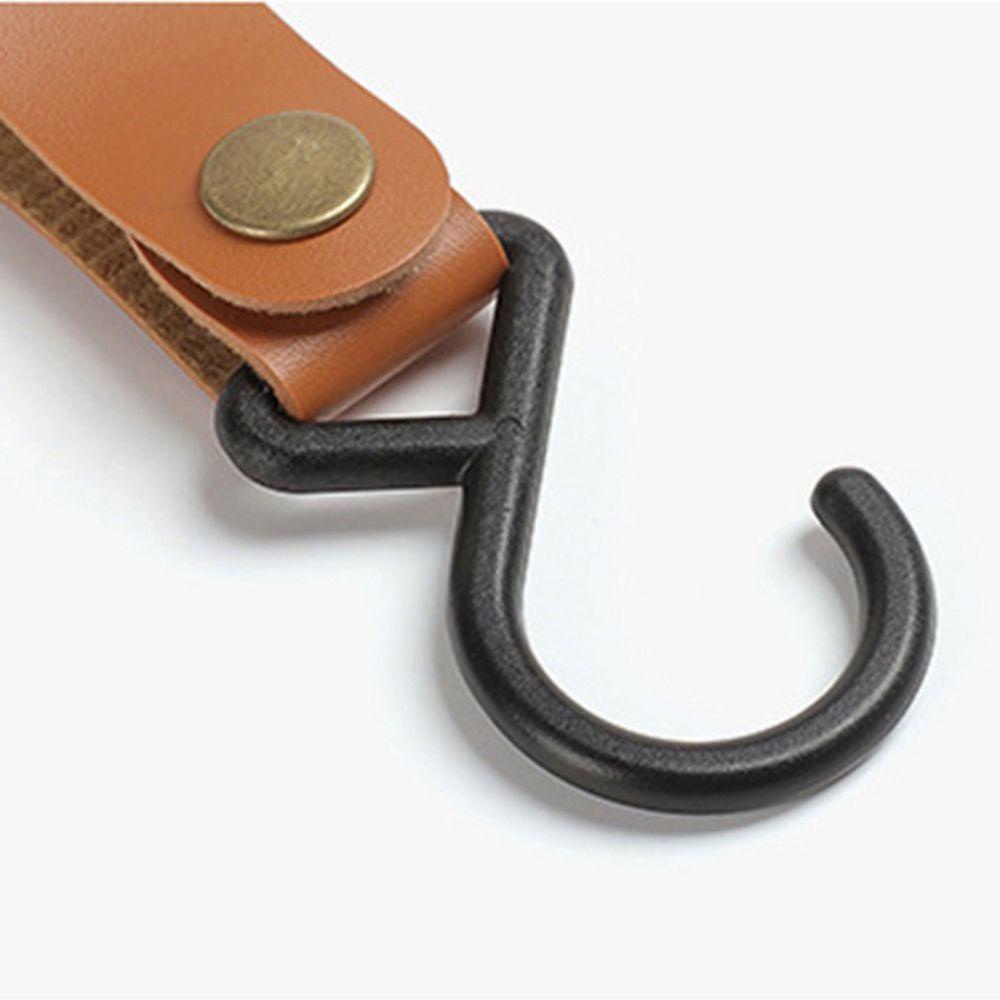 Móc Treo Đồ Hình Chữ S Bằng Da Tiện Dụng Khi Đi Cắm Trại
