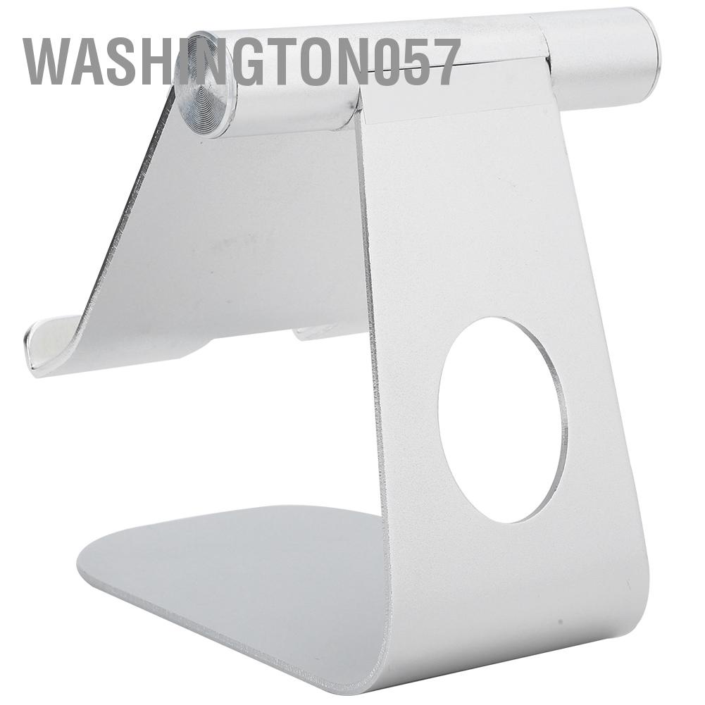 Washington057 Universal Aluminum Alloy Desk Phone Stand Adjustable Bracket For Mobile Tablet