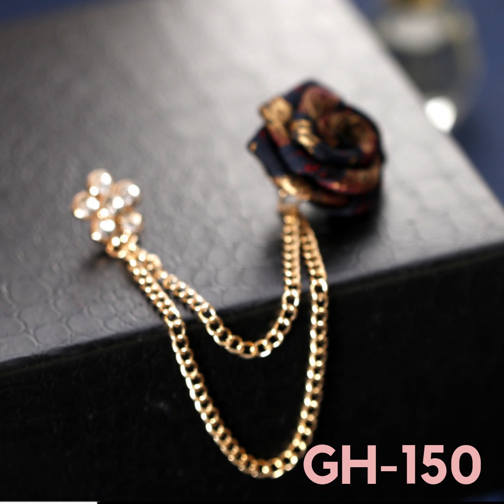 Trâm Cài áo Vest Nam hình bông hoa Lapel Pin TR-128 {Phụ Kiện vest Nam - AdamZone}