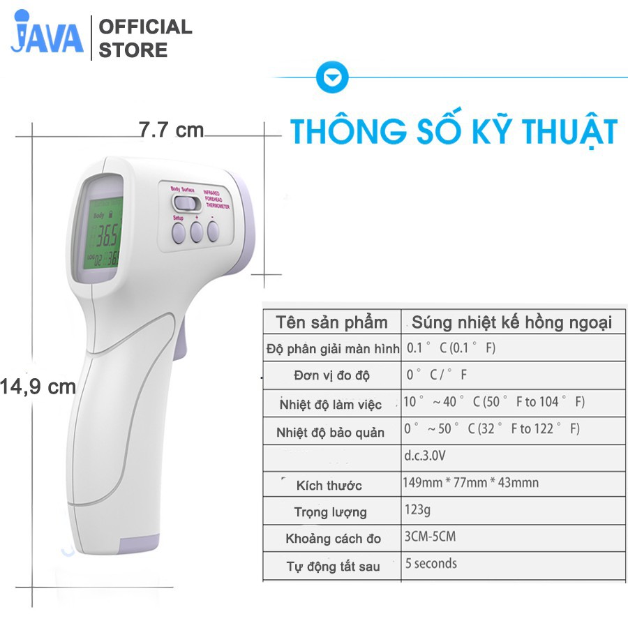 [ HÀNG XỊN NHIỀU CHẾ ĐỘ ĐO ] NHIỆT KẾ HỒNG NGOẠI chính xác-đo trán-đo nước- đo không khí-đo đồ ăn