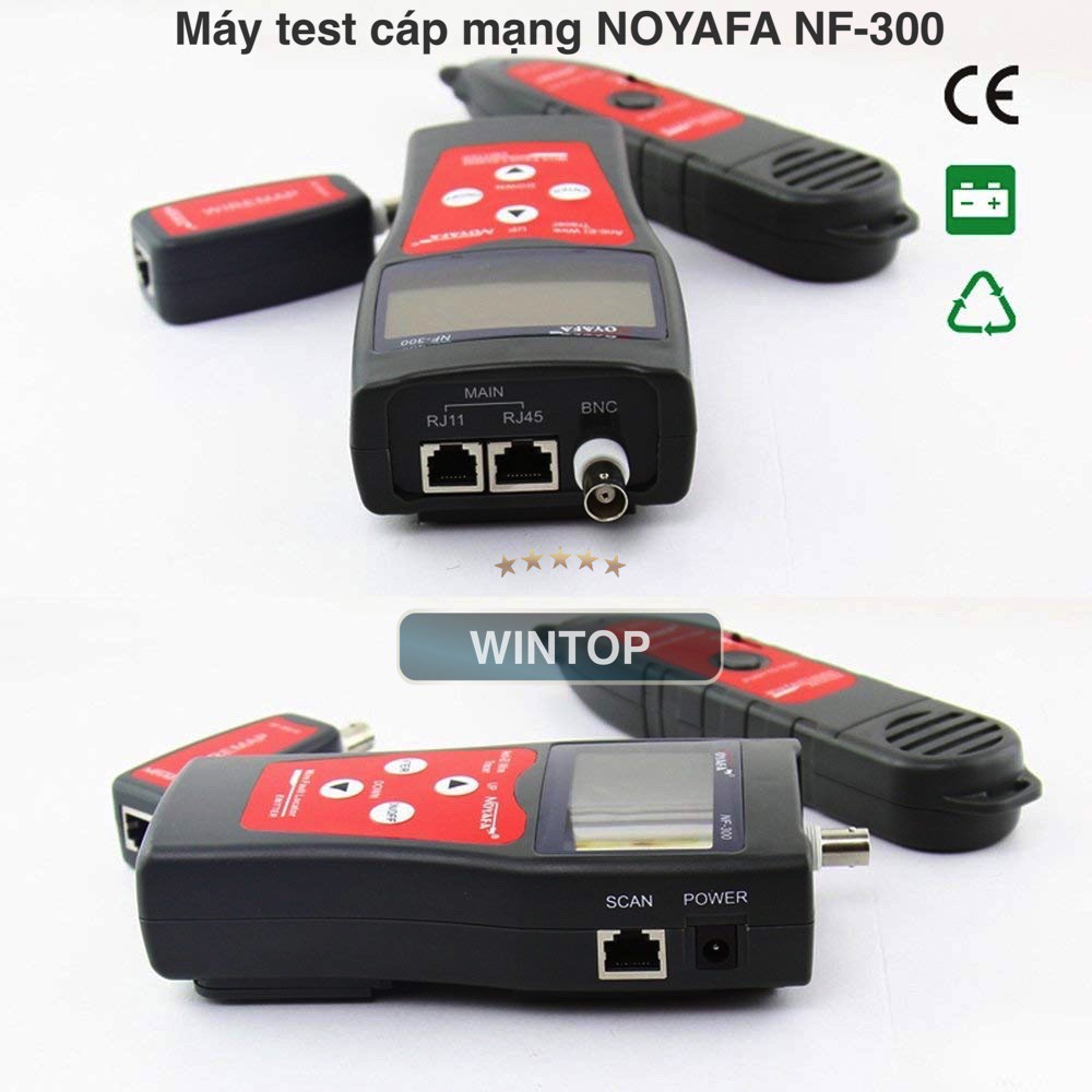 Máy Test mạng Noyafa NF-300 (NF300 RJ11/RJ45/BNC)