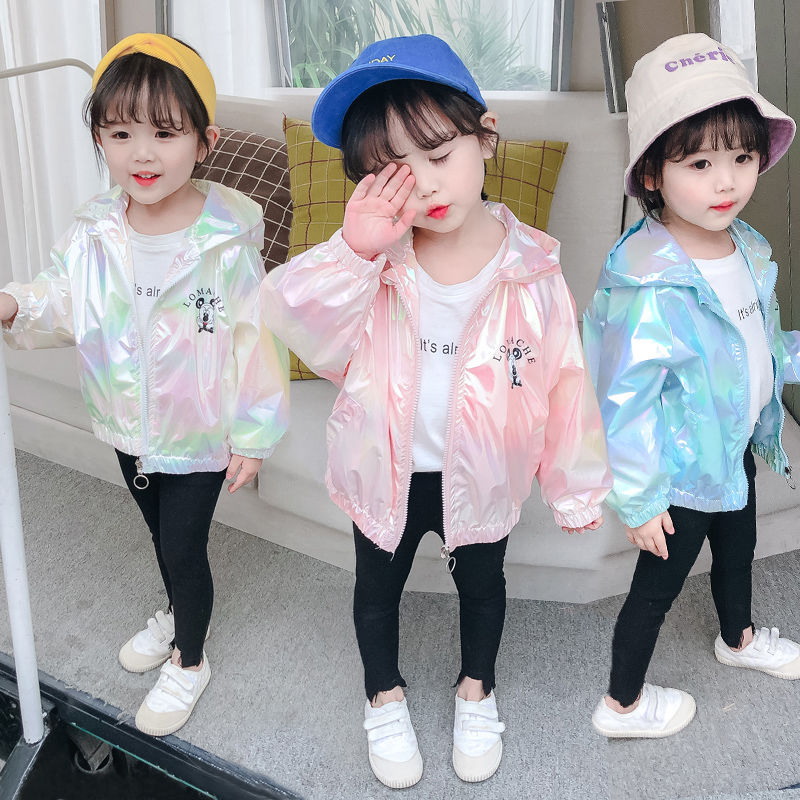 Áo khoác phong cách mùa thu thời trang xinh xắn cho bé gái