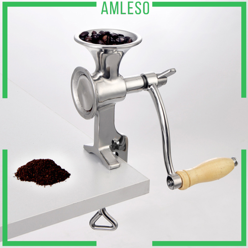 [AMLESO]Hand Crank Grain Mill Grain Grinder for Corn Home Commercial Wheat