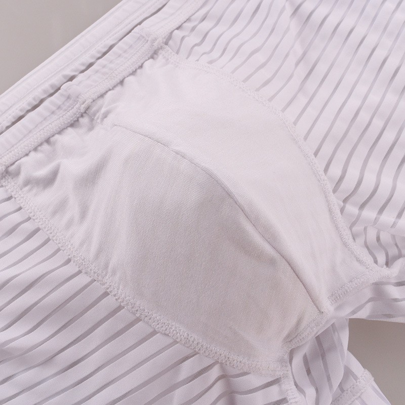 Quần lót chữ nhật không đường may xuyên thấu thoáng khí thời trang mùa hè cho nam