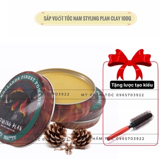 Sáp tạo kiểu styling plan clay 100ml - tặng lược