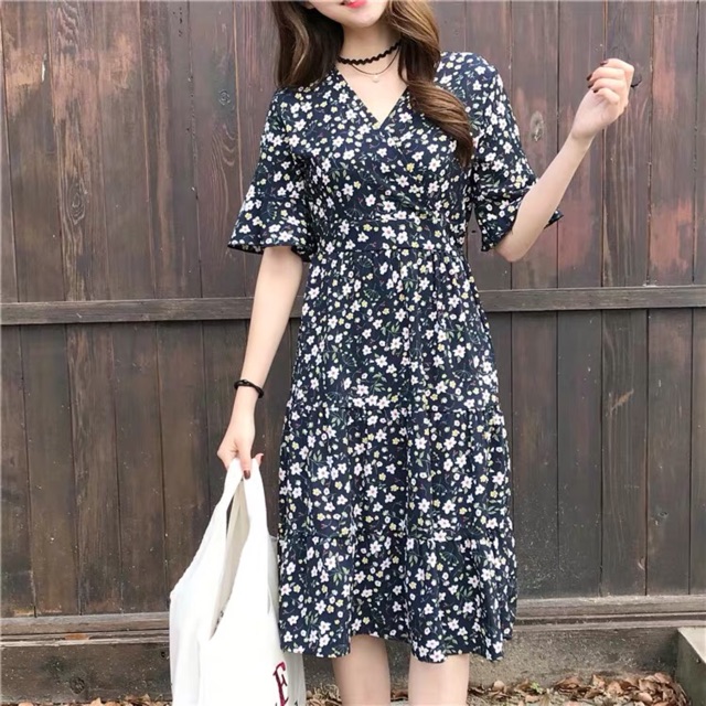 [Hàng sẵn] -Váy hoa đuôi bèo - VAY16 | BigBuy360 - bigbuy360.vn