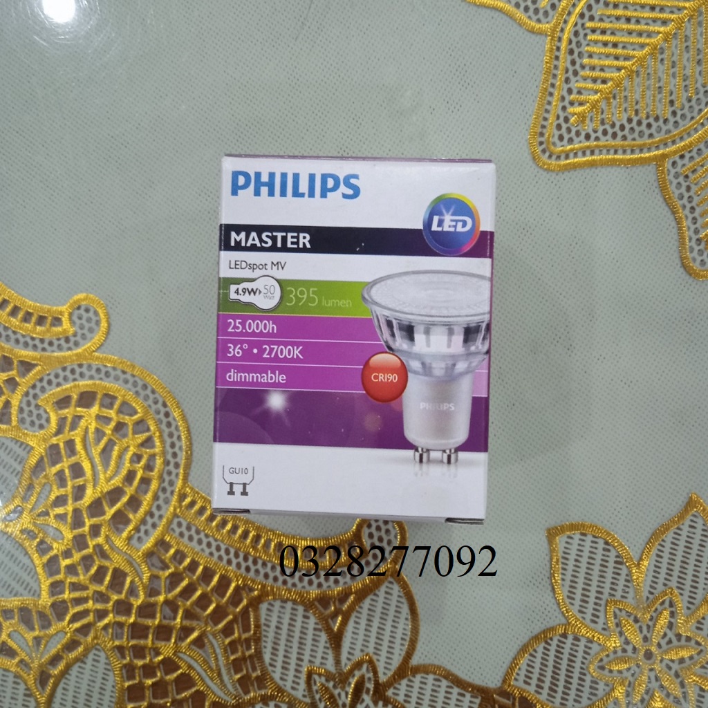 Bóng đèn led GU10 5W Philips Master 927/94036D Dim