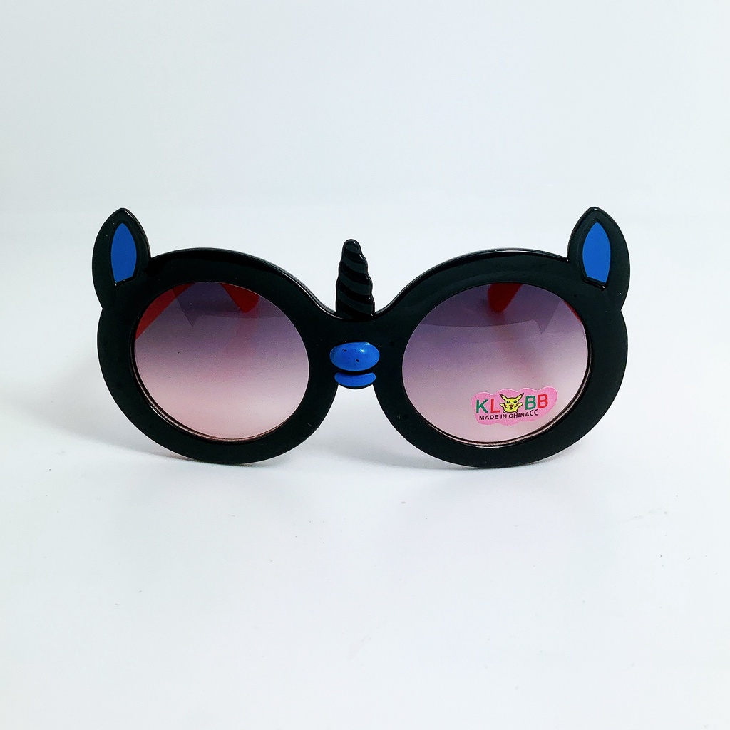 Kính mát trẻ em gọng nhựa hình dáng ngộ nghĩnh phù hợp bé trai và bé gái từ 1 tới 5 tuổi JJ202210