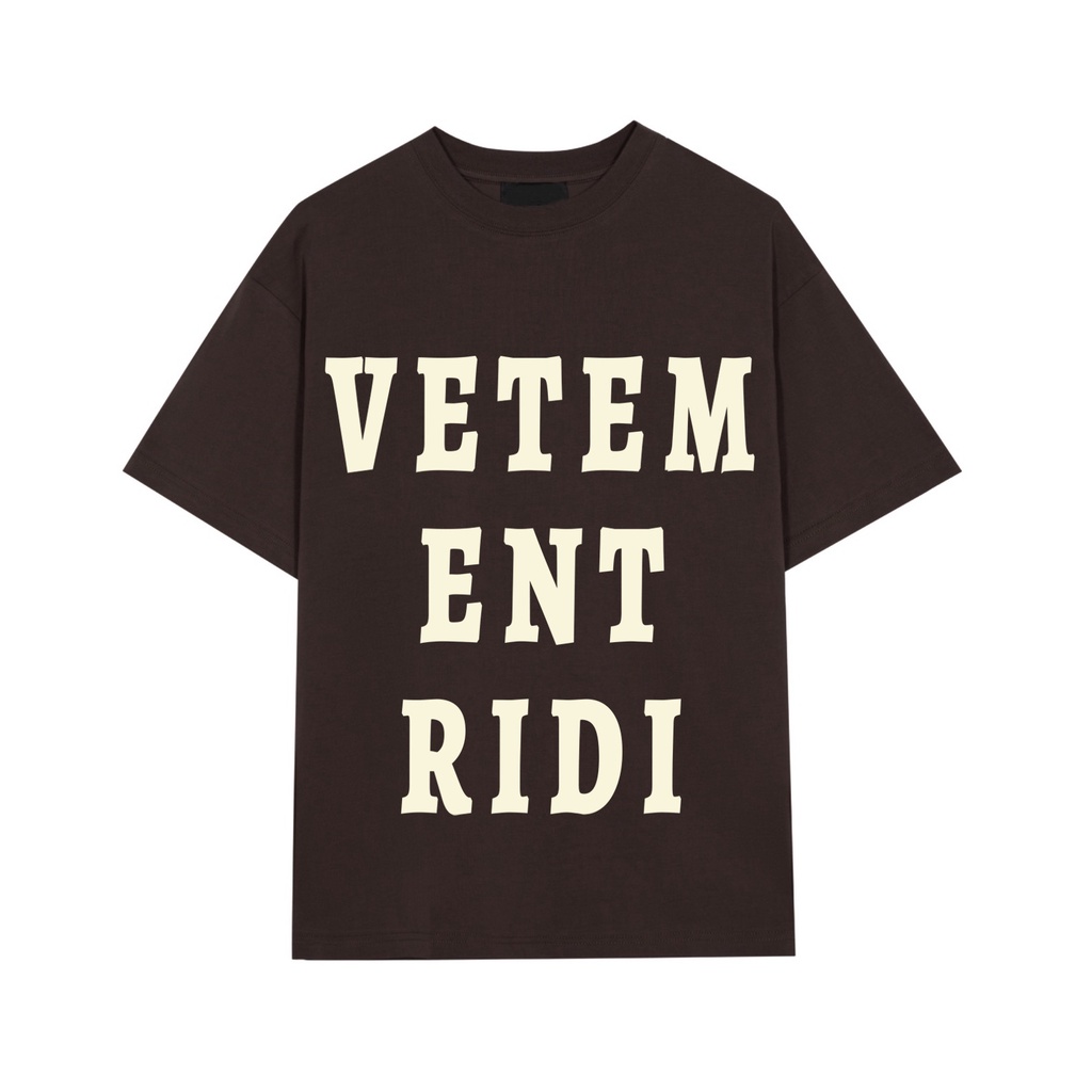 Áo thun Ridiculous - VETERIDI BROWN, vải thun 2 chiều 100% cotton 250g