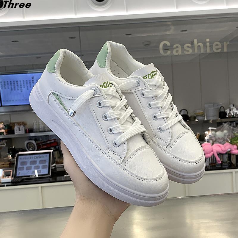 Women's shoes, single shoes, small white shoes, women's shoes, thick-soled all-match student Korean board shoes, women