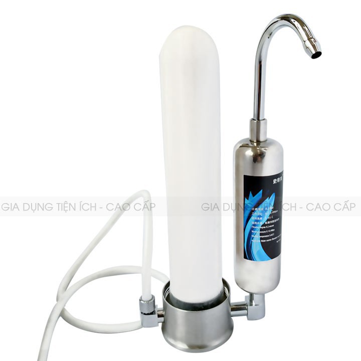 [Chính hãng] MÁY LỌC NƯỚC MINI TẠI VÒI WATER PURIFIER, Lõi lọc than hoạt tính đem lại nguồn nước tinh khiết