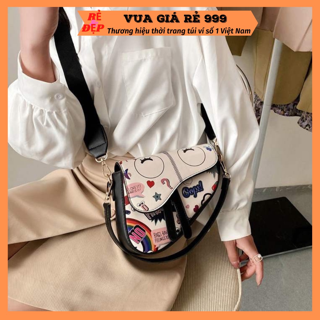 Túi xách đeo chéo nữ thời trang giá rẻ đẹp đi chơi phong cách hàn quốc dễ thương cute DC482