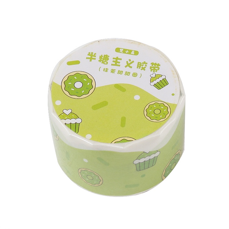 Mhamm 1 Cuộn Băng Hình Bánh Donut Đầy Màu Sắc