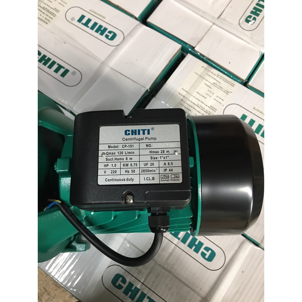 Bom li tâm 750w Chiti , bơm đĩa nhập khẩu chuyên dụng hút sâu đẩy cao
