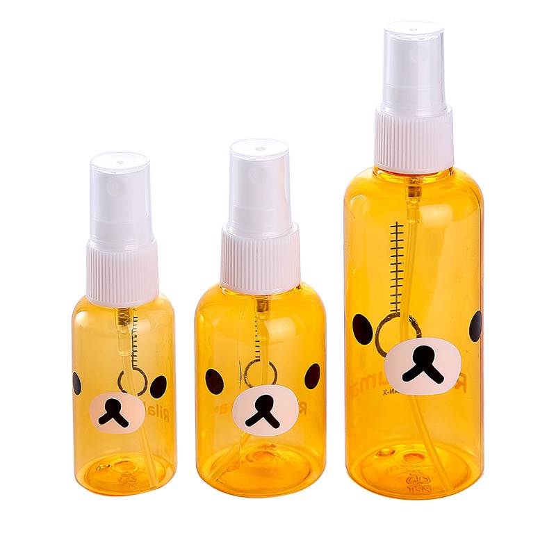 [Hàng mới về] Bình Xịt Rỗng Đựng Nước Hoa 30ml / 50ml / 100ml Họa Tiết Hình Gấu Xinh Xắn