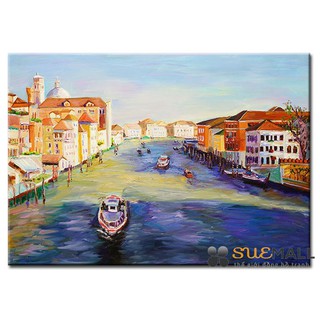 TRANH DÒNG SÔNG THÀNH PHỐ CV140829