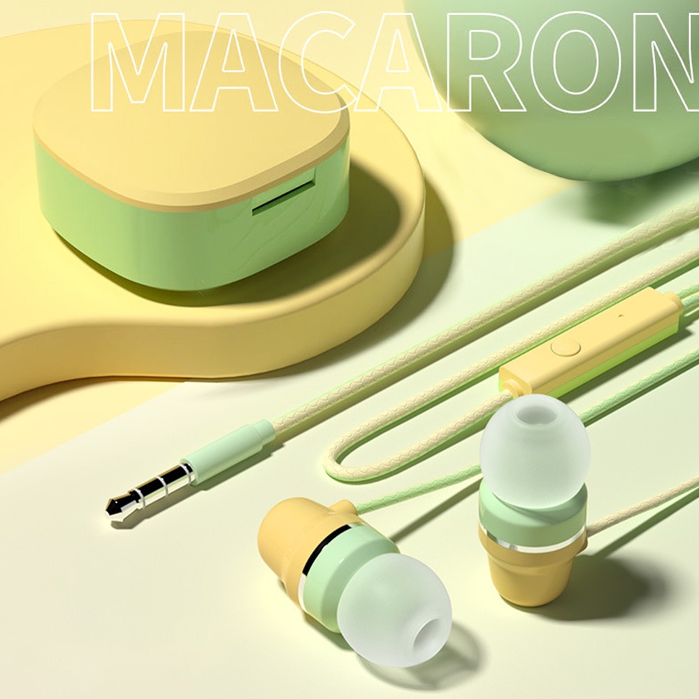 Tai nghe nhét tai VIRWIR âm thanh siêu trầm có microo tiện dụng giắc cắm 3.5mm