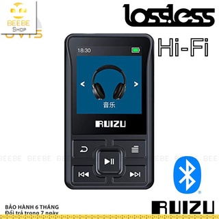 RUIZU X55 - Máy Nghe Nhạc Thể Thao Nhỏ Gọn, Hỗ Trợ Thẻ TF, Buetooth 4.0 (8GB)