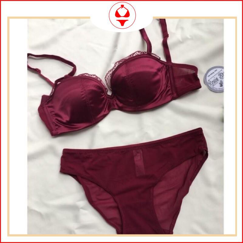 BỘ ĐỒ LÓT SECRET ⚡freeship ⚡  set nội y satin mút mỏng có gọng siêu đẹp,quyến rũ | BigBuy360 - bigbuy360.vn