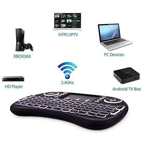 GIA BAT NGO  BÀN PHÍM KIÊM CHUỘT KHÔNG DÂY MINI UKB 500-RF CÓ LED HOT | BigBuy360 - bigbuy360.vn