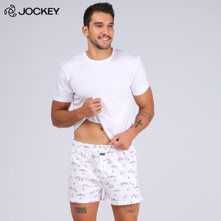  Quần Lót Nam Jockey Boxer Thun Cotton Thoải Mái Thoáng Khí Họa Tiết - JUMB0304
