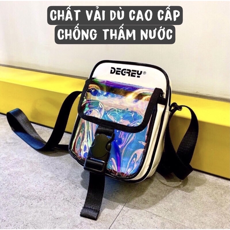 Túi Đeo Chéo Degrey Hologram Vải Dù Cao Cấp Chống Thấm Nước 2810 Clothes Shop Ulzzang Unisex