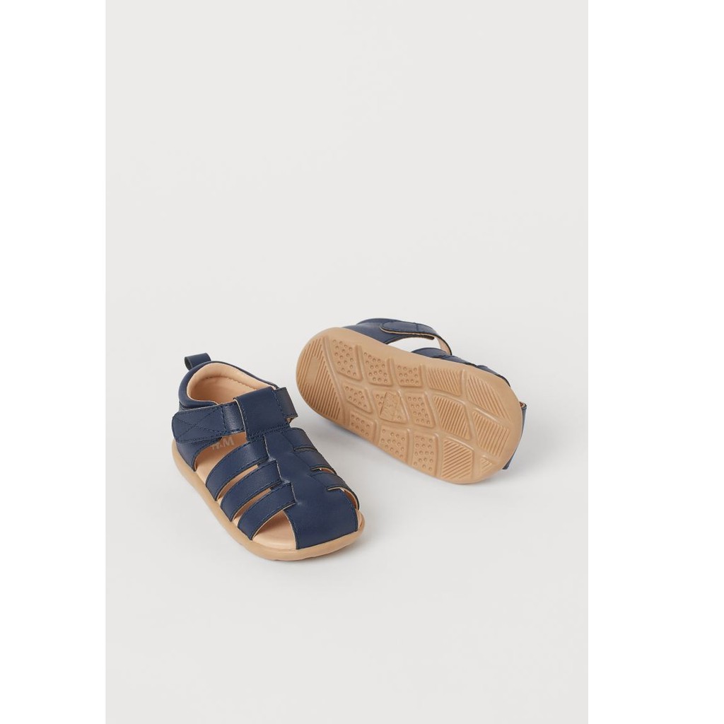 Sandals rọ bé trai, màu xanh navy, Hờ mờ UK săn SALE